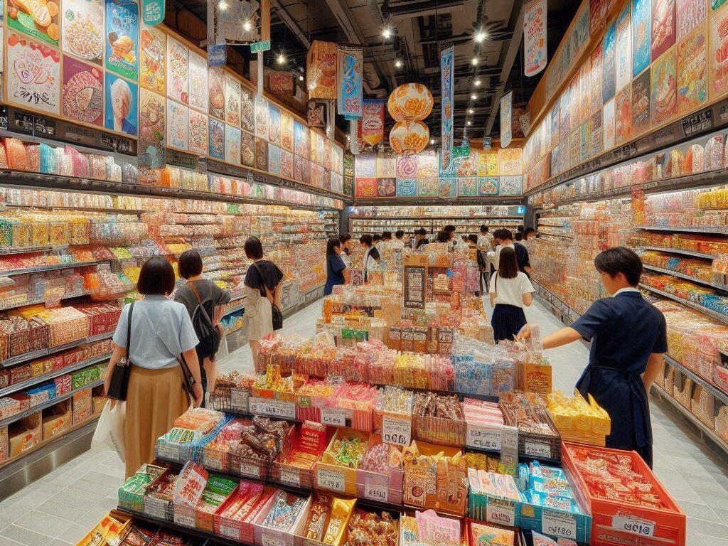 スーパーのお菓子売り場