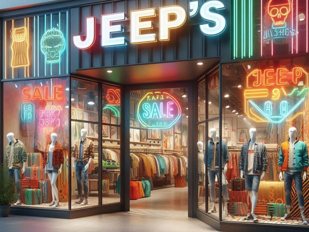 jeepのアパレルショップのイメージ画像