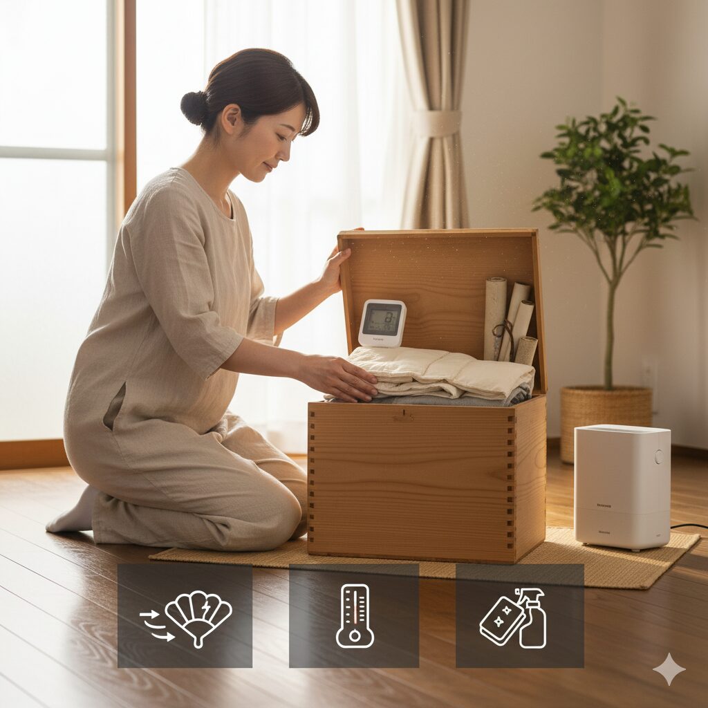 茶箱 カビ対策と長持ちさせる保管方法