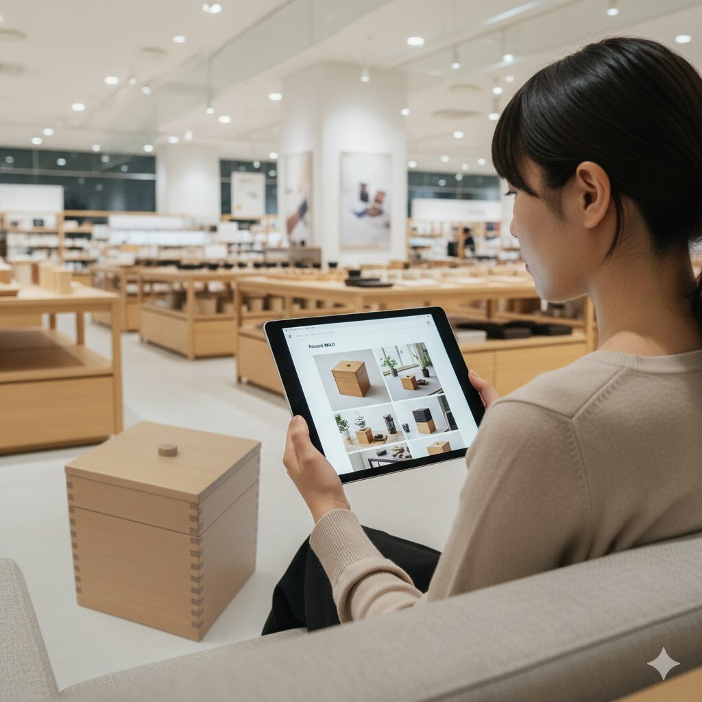 茶箱の無印での取り扱い状況は？