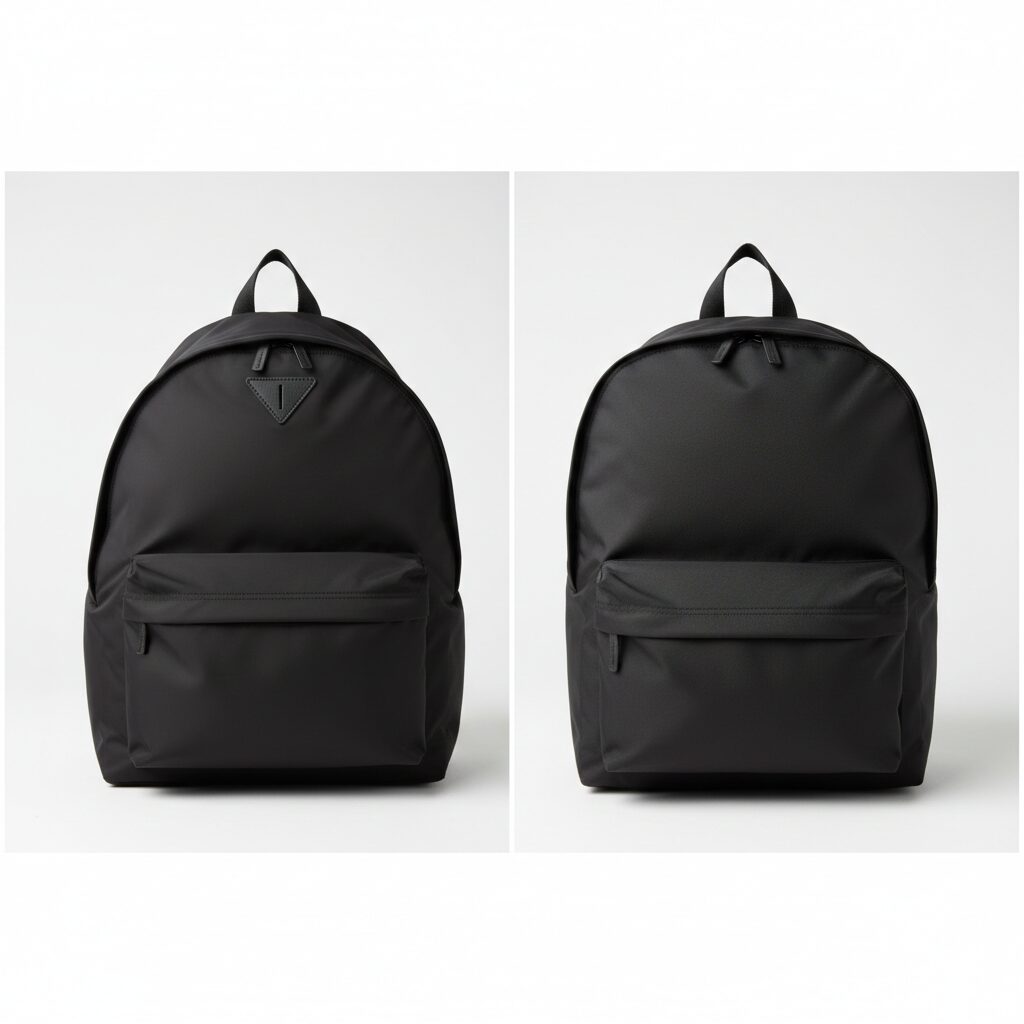 コムデギャルソンリュックと無印良品の違い